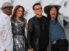 American Idol judges with Bono